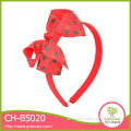 High grade color ribbon christmas hair bow decoration